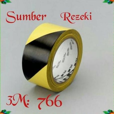 

3M LAKBAN LANTAI 766 YELLOW-BLACK 2"IN X 33M FLOOR MARKING TAPE 766 ASLI