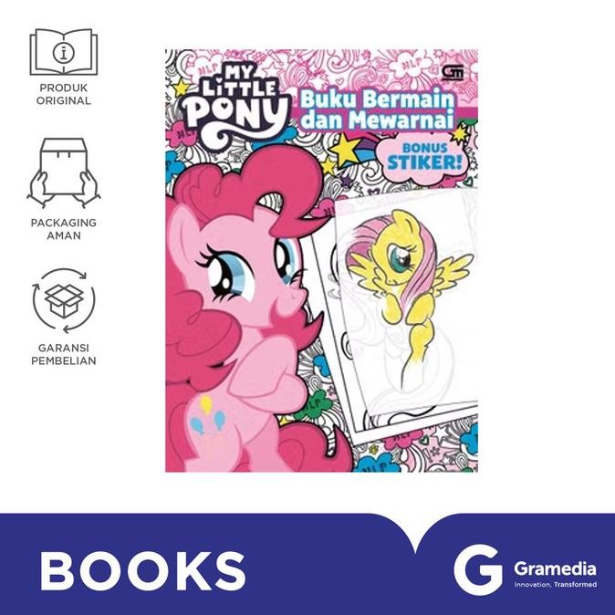 

New Gramedia Buku My Little Pony: Buku Bermain Dan Mewarnai