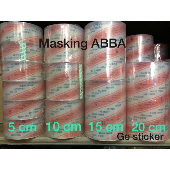 

Promo..!! Transfer / Masking Tape Abba 10 Cm