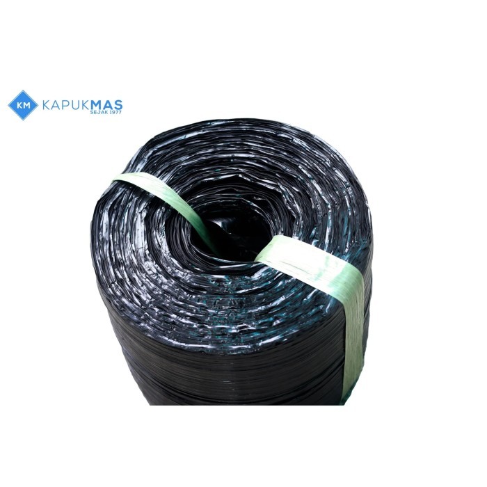 

Double Tape Tali Plastik Rafia Hitam Bening