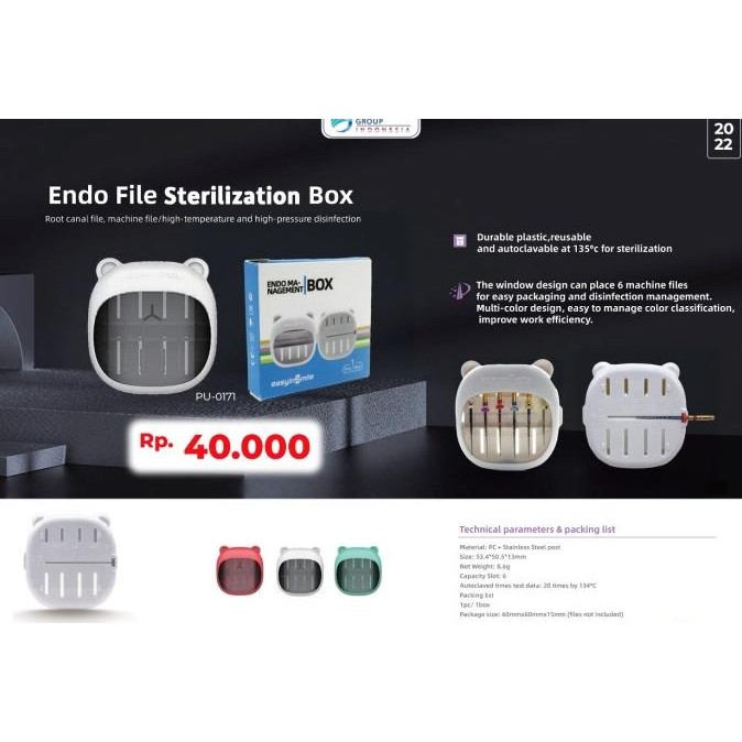 

Endo File Sterilization Box