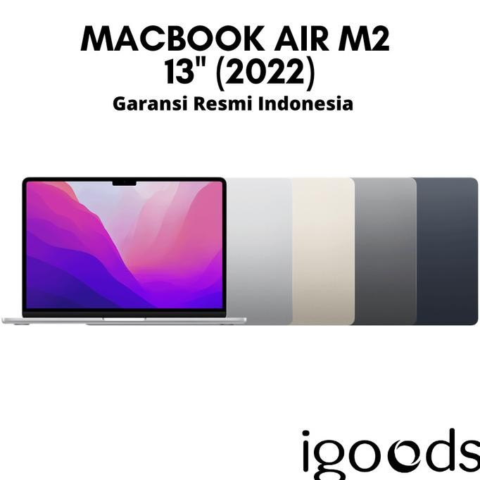 Apple Macbook Air 13Inch M2 2022 - Garansi Resmi
