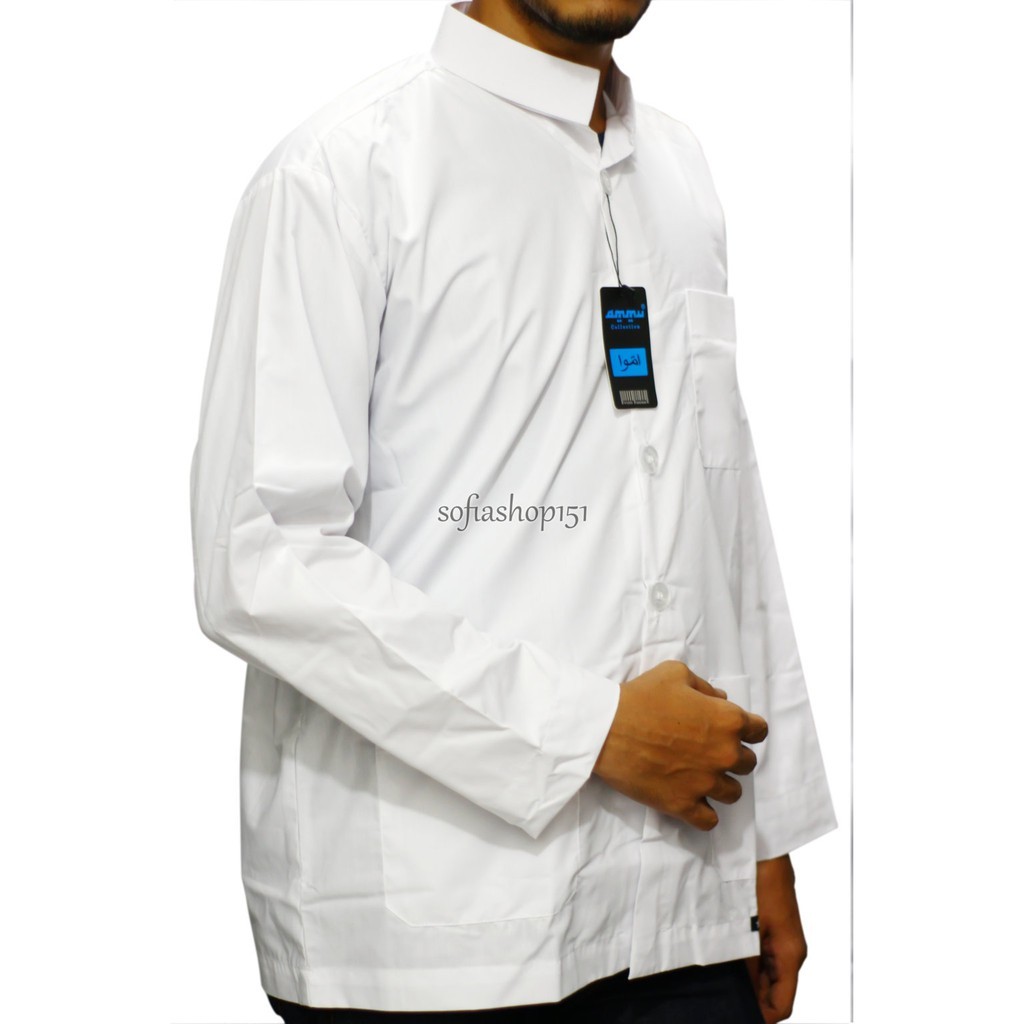 PROMO GROSIR BAJU KOKO AMMU COLLECTION PUTIH / KOKO AMMU / KOKO HAIBAH BEST SELLER  TERMURAH