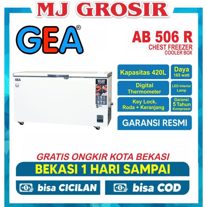 GEA AB 506 TX CHEST FREEZER BOX 500 L LEMARI PEMBEKU 500 LITER