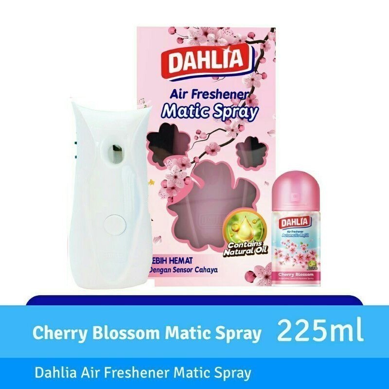 Dahlia Dispenser Fresh Go Matic - Dahlia Air Freshener Matic Spray [ Matic + Refill ] - Pengharum