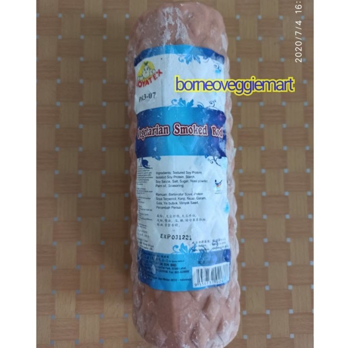 

SMOKED ROD YDX 1 KG DAGING ASAP VEGETARIAN HAM NABATI