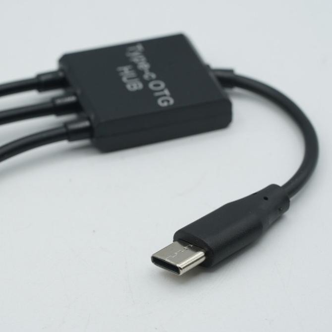 USB-C USB TYPE C OTG 1F3 POWER CABLE 3 IN 1 USBC 3IN1 HUB DATA CABLE