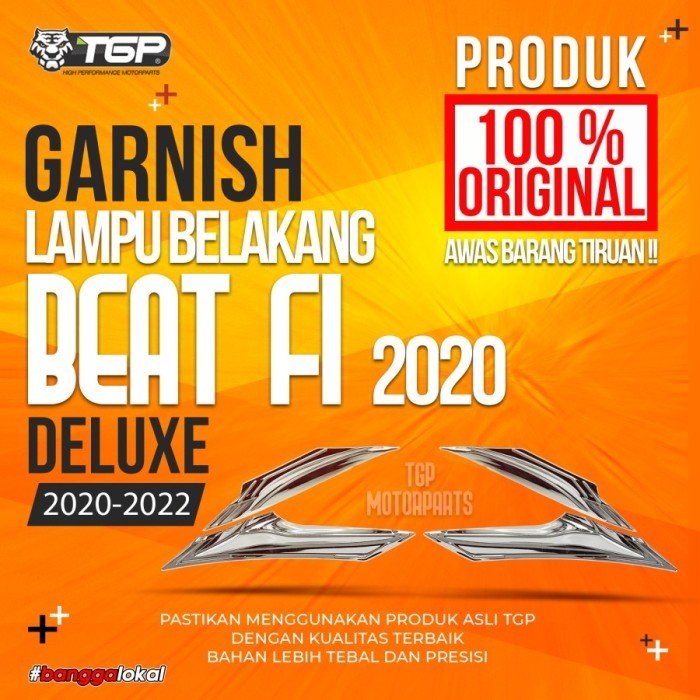 GARNISH LAMPU BELAKANG BEAT FI LED ESP NEW 2020 DELUXE TGP