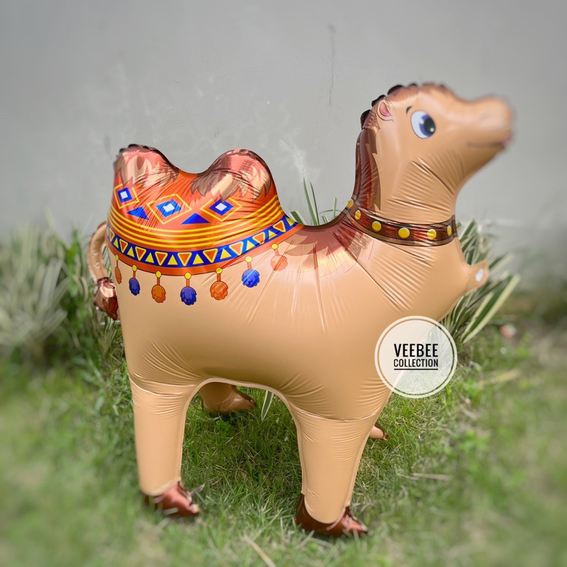 Balon Unta Lebaran Idul Fitri/ Balon Foil Dekorasi Unta/ Camel Baloon/ Camel