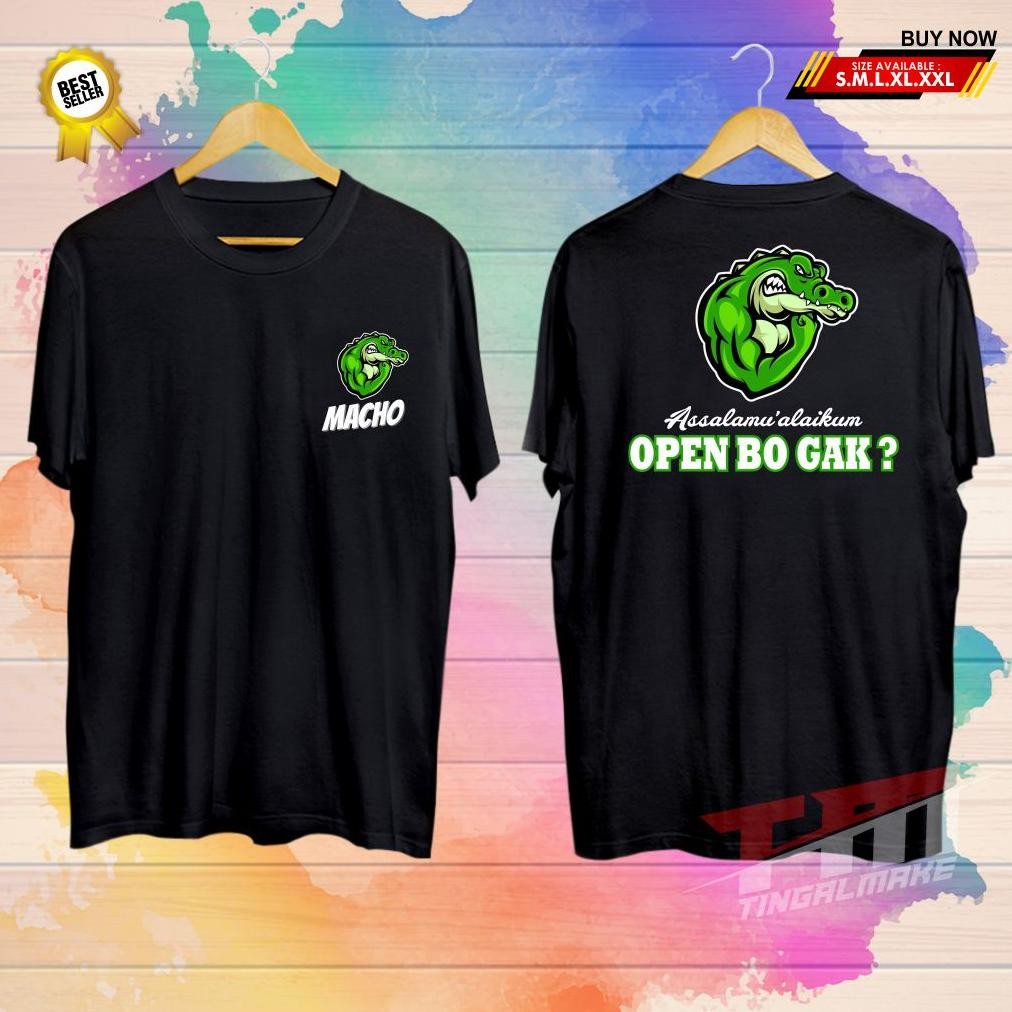 Terbaru Kaos Macho Crocodil Unisex Kaos Unik Kaos Konyol Sablon Dtf Terbaik Tingalmake