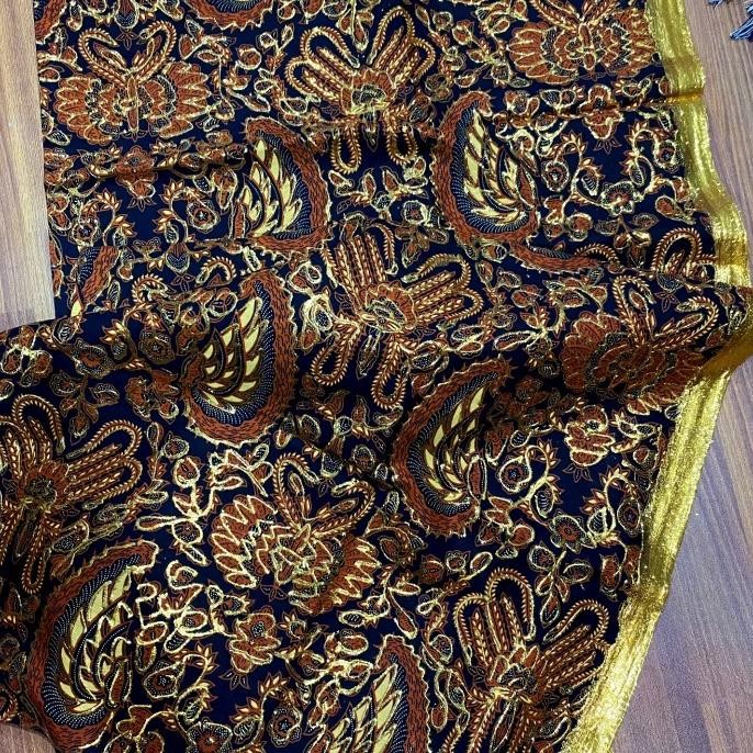 kain batik jarik prada emas bawahan pengantin BS09