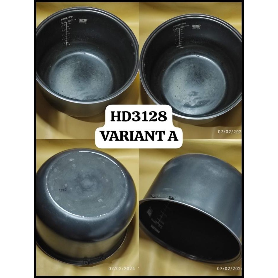 TANPA KUPING PANCI INNER POT PHILIPS MAGIC COM RICE COOKER 2L 1L HD3132 HD3118 HD3128 HD3126 TANPA K
