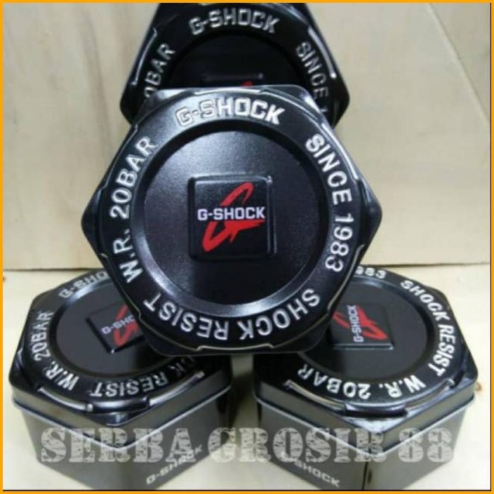 Box Kaleng Gshock Ready Box Kaleng Gshock Casio Kotak Jam Tangan Anti