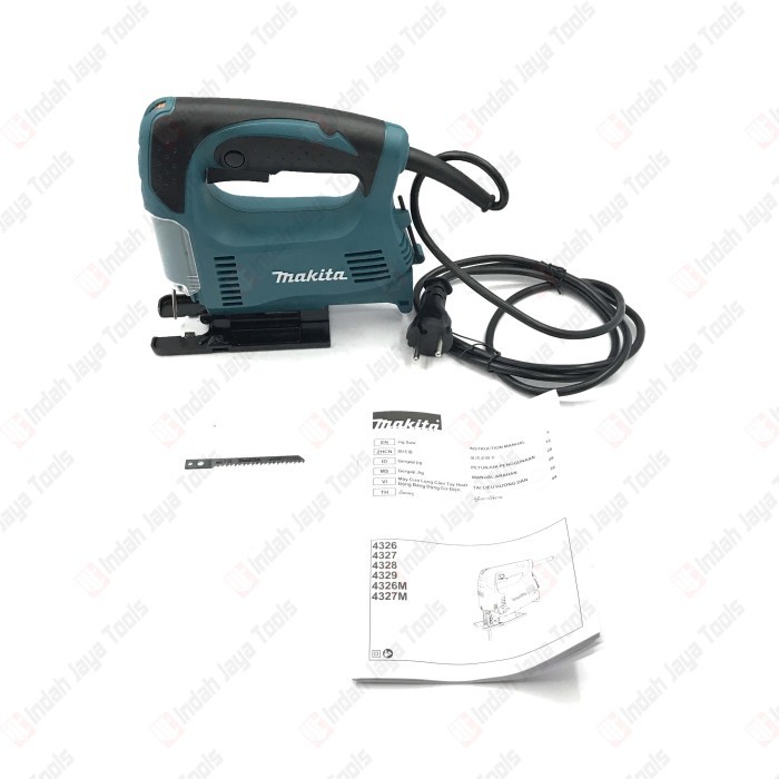 Makita 4327M Mesin Jigsaw - Mesin Gergaji Potong Kayu Listrik Jig Saw