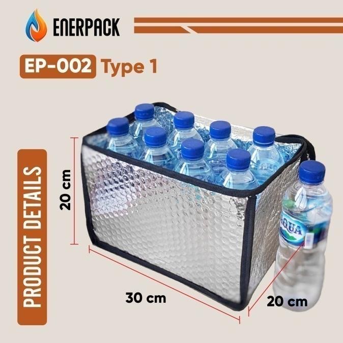 Tas Alumunium Foil Warm Bag Cooler Bag - Tas Eskrim Frozen Food Ep-002