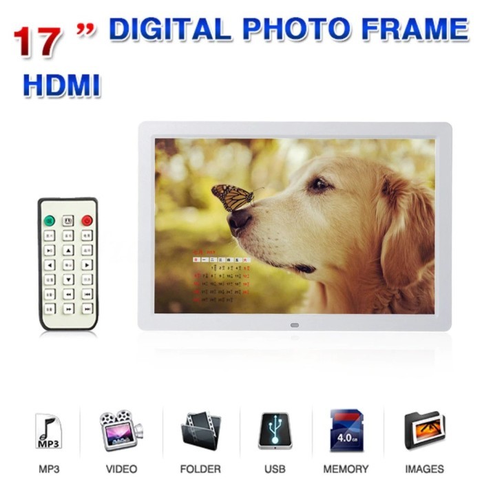 17 Inch HD Digital Photo Frame 1080P - 1440x900 Digital Photo Frame