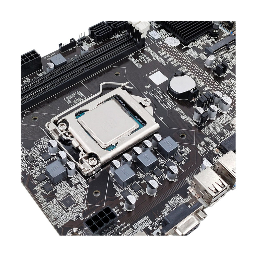 B75 12GPU BTC Mining Motherboard+Random CPU+DDR3 4GB