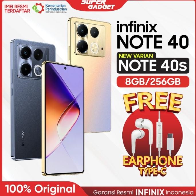 Infinix Note 40 Note 40S 4G 8/256 Ram 8Gb Rom 256Gb 8 256 Gb