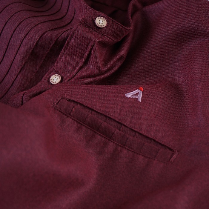 Abiyu Baju Koko Pria Kemeja Koko Pria Kemko Muslim Maroon #Gratisongkir #Sale #Discount