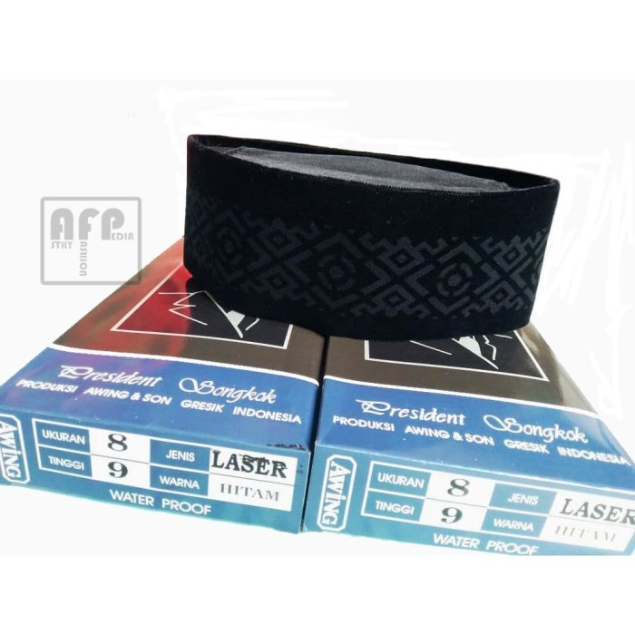 Songkok Peci Awing Laser Ac Tinggi 9 #Gratisongkir #Sale #Discount