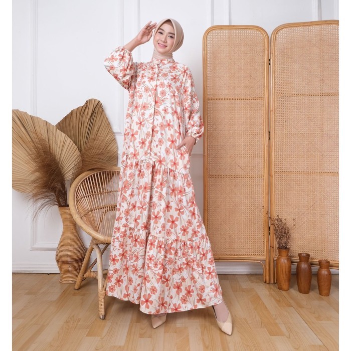 Baju Gamis Lebaran Pesta Kondangan Kuliah Maxi Dress Wanita Muslim #Gratisongkir #Sale #Discount