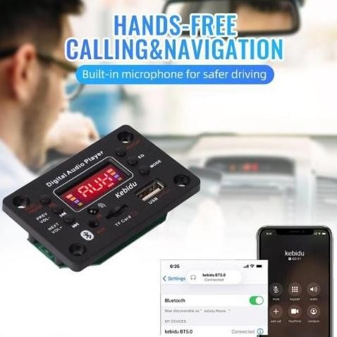 Terlaris Modul MP3 bluetooth 12V 118BT / Kit MP3 Karaoke / Blututut Musik USB MP3 / Modul Bluetooth 