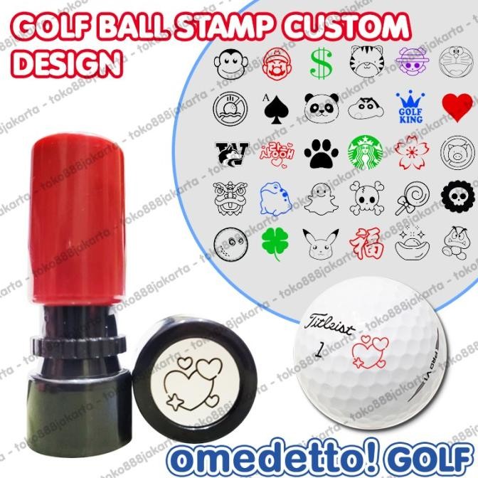 

Sale Golf Ball Stamp Custom Design Stempel Bola High Quality Omedetto