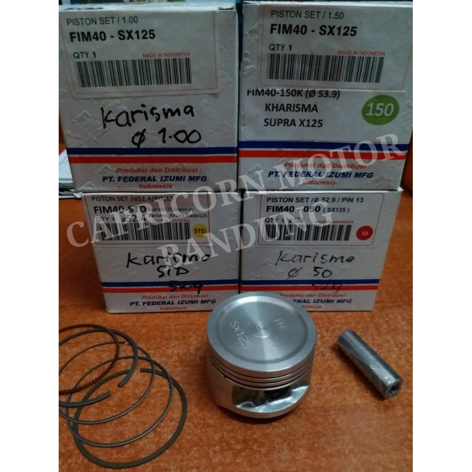 Promo.. Piston Kit Karisma Supra X 125 Fim