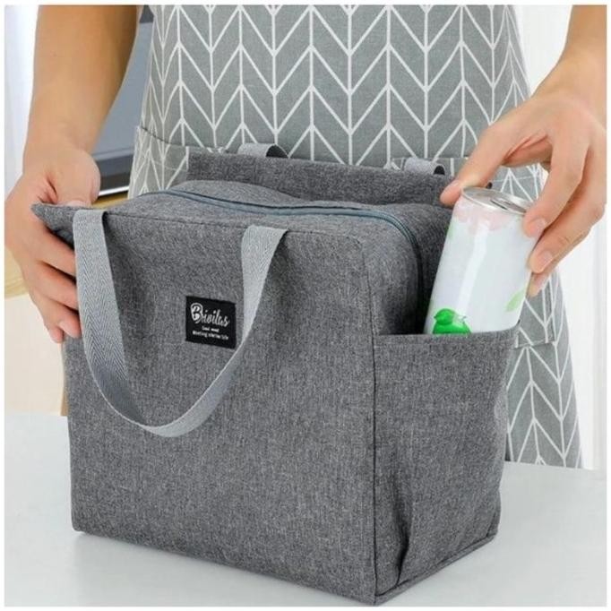 Tas Bekal Tahan Panas / Tas Bekal Makanan Jumbo Anti Air Tahan Panas