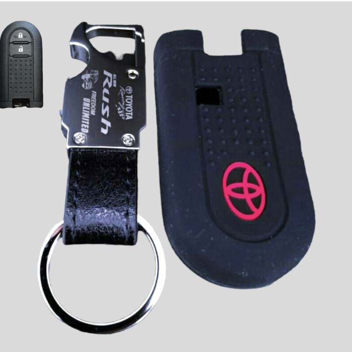 Dompet.Stnk Gantungan Kunci Mobil Import Logo Toyota Rush Vs Sarung Silikon Mewah