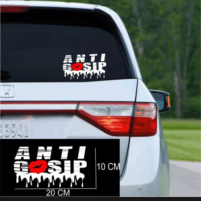 stiker kaca mobil anti gosip sticker cutting Kaca Mobil Anti Gosip