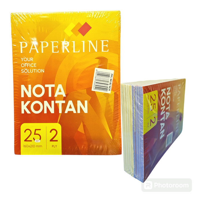 

TERBARU Nota Kontan Besar 2 Ply PAPERLINE (10pc)