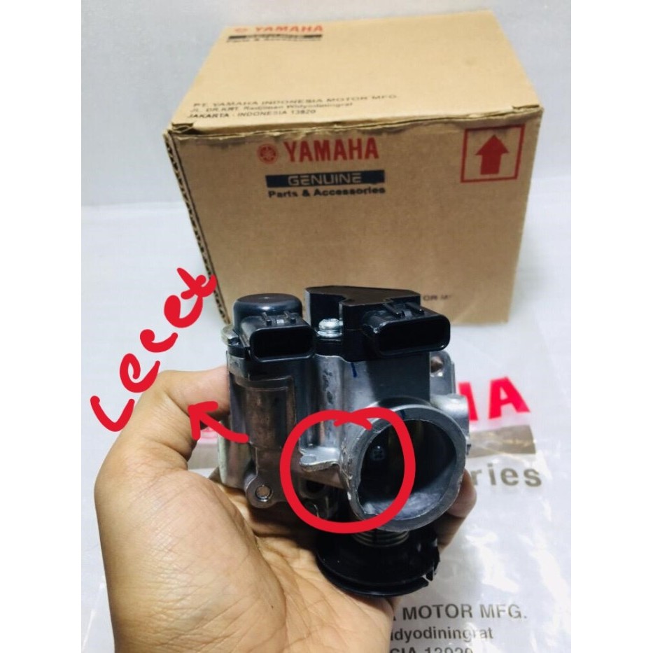 TERBARU THROTTLEBODY TROTLE BODY TB AEROX 155 NMAX NMAX NEW ORIGINAL BISA GRAB