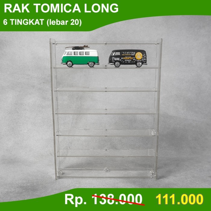 HOT SALE Rak Diecast / Tomica Long / Rak Acrylic / Rak Akrilik Tomica