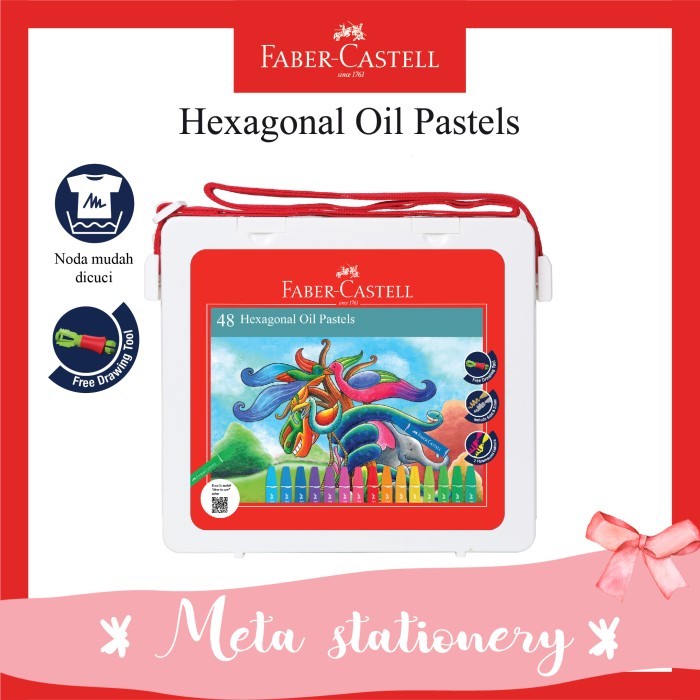 

TERBARU! Crayon Hexagonal Oil Pastel Faber Castell 48