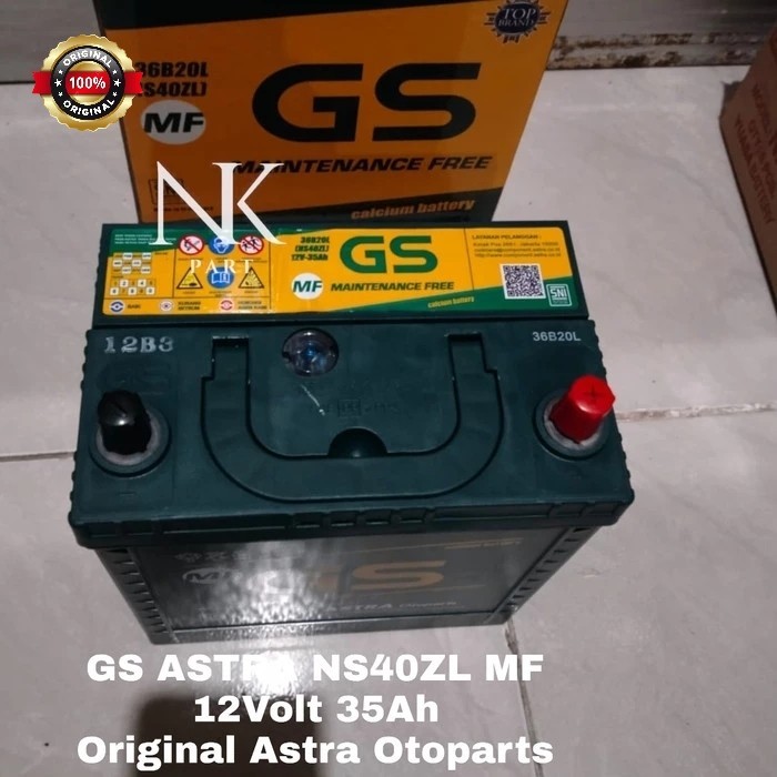 PROMO Aki Mobil Mitsubishi Xpander New, Cross Accu GS Astra NS40ZL MF 35Ah