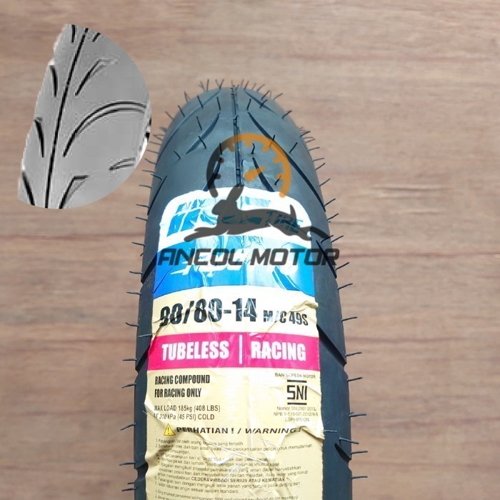 Irc 90/80-14 Fasti 2 Pro Exato Nr88 Ban Tubeless Motor Matic Original