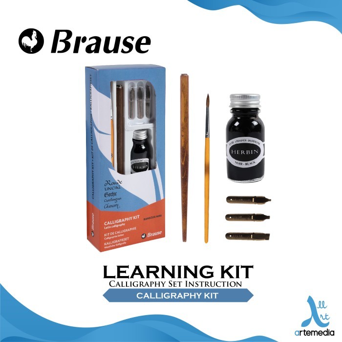 

Pena Kaligrafi Brause Learning Kit Calligraphy Set Instruction
