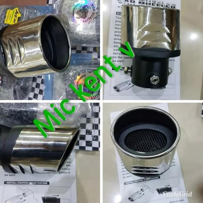 muffler / buntut knalpot racing jaring mobil brio