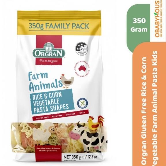 

Orgran Gluten Free Rice Corn Vegetable Farm Animal Pata Id 350 Gr