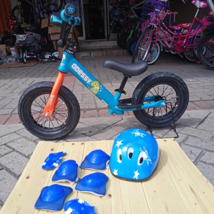 TERLARIS Sepeda Anak 12 Inch Push Bike/Balance Bike Odessy Alloy