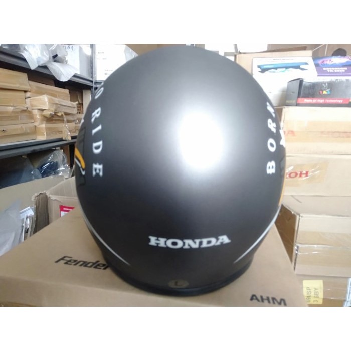 Helm Ori Beat Street 87100Hfbtrgrl - Honda Btr Grey Helmet (L)