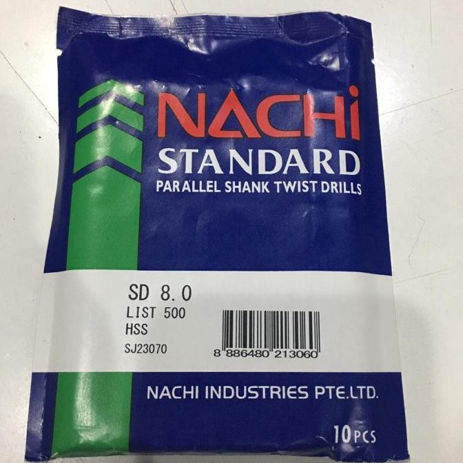 Mata bor nachi 8mm/ Mata bor besi/ Mata bor nachi 8mm murah