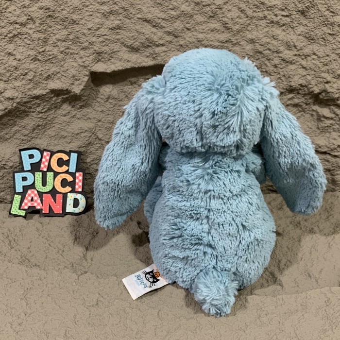 Jellycat Bashful Aqua Blossom Bunny