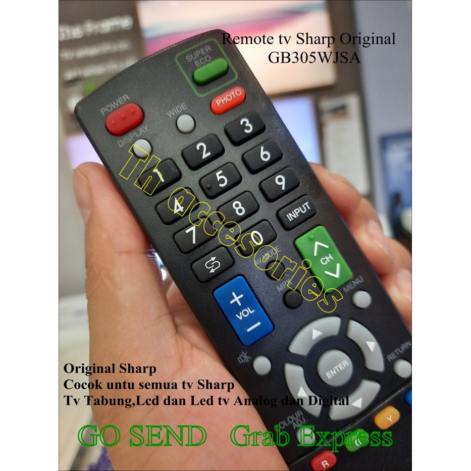 Remote Tv Sharp Analog Digital Tv Lcd Led Tv Original Gb305Wjsa