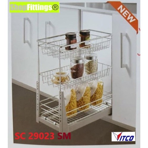 

LIMITED EDITION Rak VITCO XC SC 29023 SM or SC 29023-2 Rak Bumbu or Kitchen 3 Susun