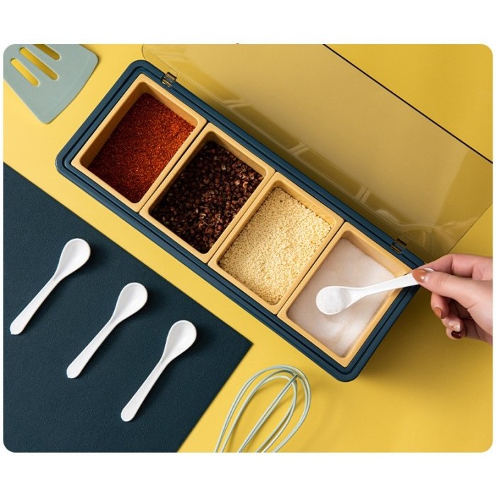 

GRATIS ONGKIR Tempat Bumbu Dapur Set 4 Pcs Elegand Style by Come and Buy 321-259