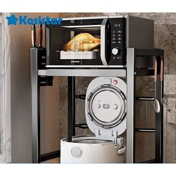

EKSLUSIF Rak Microwave Oven Rak Rice Cooker Rak Serbaguna Dapur Rak Penyimpanan Rak Bumbu