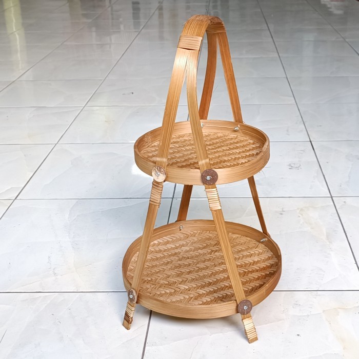 

BIG SALE Rak Serbaguna Rak Bambu Tempat Bumbu Rak Tumpeng Rak Susun 2