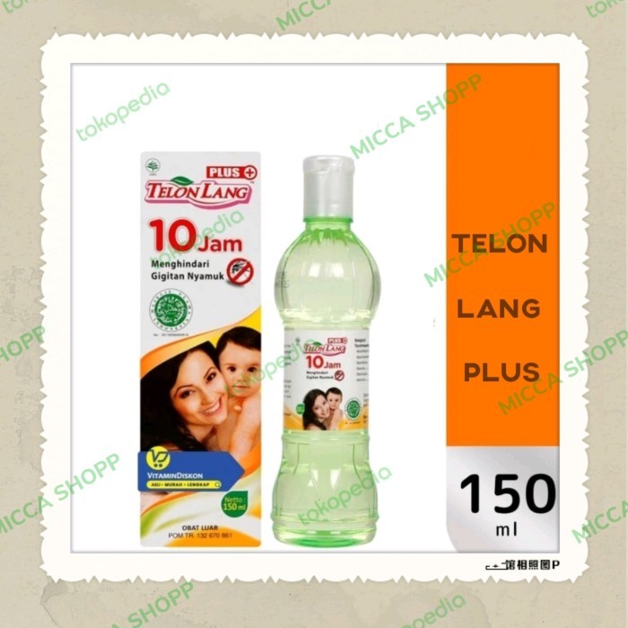 MINYAK TELON LANG PLUS 150ML / Cap Lang TELON LANG PLUS